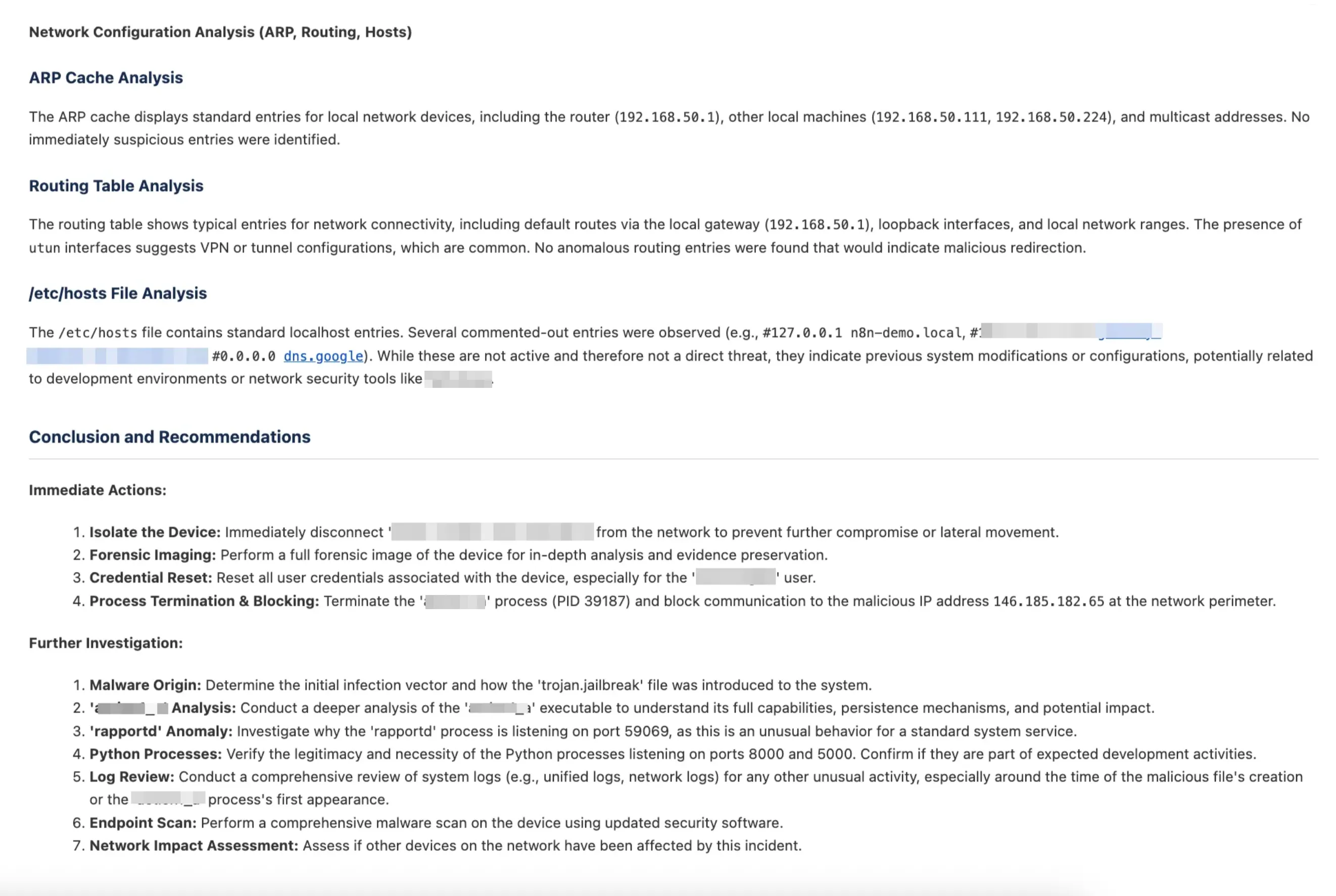 Incident report - email delivery